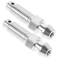 thumbnail image 1 of Car Use Bleed Valve Fork Air Bleed Valve 2Pcs Silver Metal Screws, 1 of 5