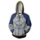 thumbnail image 1 of Kingdom Hearts Cosplay disfraz sudaderas con capucha primavera otoño abrigo adulto chaqueta Tops Sora Riku Kairi Vanitas Prop105XL Deng Xun unisex, 1 of 2