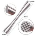 thumbnail image 2 of ZHAOCHENG Muddler de 8" para cócteles, Muddler profesional de acero inoxidable, 2 of 5