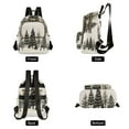 thumbnail image 4 of FORMRS Mini Backpack Purse for Women Travel Daypack Casual Shoulder Bag, Hand Drawn Christmas Trees, 4 of 7