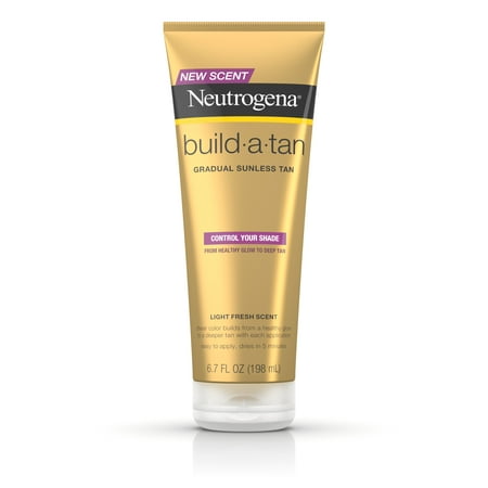 Neutrogena Build-A-Tan Gradual Sunless Tanning Lotion, 6.7 fl. (Best Sunless Tanner For Face)