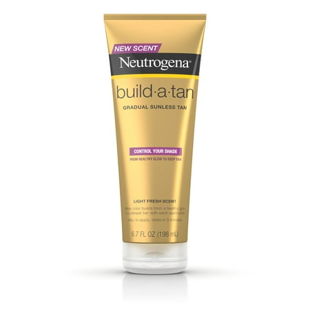 Neutrogena Build-A-Tan Gradual Sunless Tanning Lotion, 6.7 fl. (Best Body Self Tanner 2019)