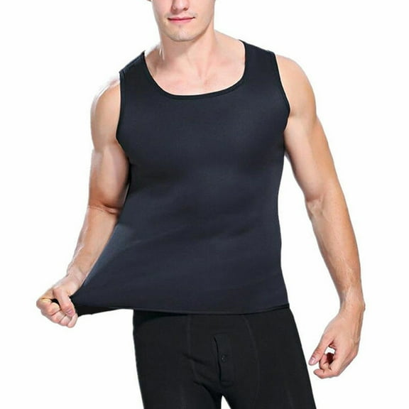MuZeFu Shapewear for Men Men Neoprene Thermo Sweat Body Shaper Waist Trainer Slim Corset Vest