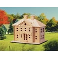 thumbnail image 2 of Puzzled Country Mansion 3D High Grade 3mm Wooden Puzzle Comes w/ Instruction Manual Inside Easy to Assemble 40 Interlocking Pieces Assembly Size Approximately 6" x 8" x 6.5" Doll House Ages 8+, 2 of 5