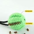 thumbnail image 3 of Dog Suction Cup Toy Tug of War Dog Toy Dog Treat Food Dispensing Ball with Rope Aggressive Chewers Pet Puppy Teeth-Cleaning Toys (Blue,S (Ball Dia.5cm)), 3 of 7