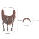 thumbnail image 2 of 1 juego de decoración de barba falsa para fiesta de Halloween, simulación de barba falsa, accesorio de cosplay, 2 of 8