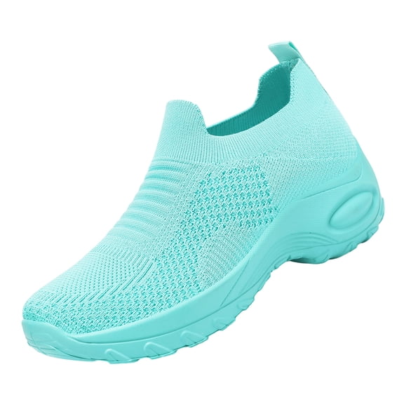 Women's Walking Sneakers Comfortable Thick Soled Walking Shoes Lightweight Casual Non Slip Thick Sole Sneakers 40