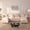 Cream White, variant on LAKPS 3-Seat Sectional Sofa Couch, Cloud-Style Deep Seating Sleeper Sofa with Included Throw Pillows, Chenille Fabric Upholstery, Modern Living Room Sofa, Pure White