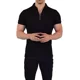 thumbnail image 3 of Playeras Polo Zipped John Leopard Ajuste Muscle Fit, 3 of 8