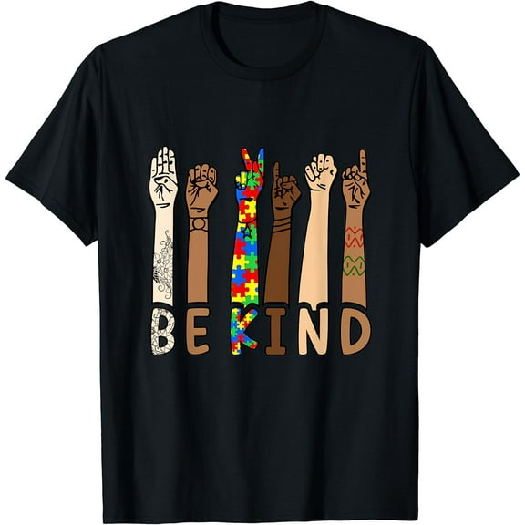 Be Kind Sign Language Hand Talking Teachers Interpreter T-Shirt
