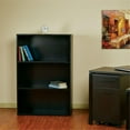thumbnail image 2 of Prado 48 inch 3 Shelf Black Bookcase by Office Star, 2 of 7