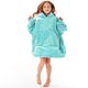 thumbnail image 1 of Aemicion Manta usable con capucha para niños, manta con capucha súper suave y cálida de gran tamaño, sudadera, manta con capucha para niños y niñas, color verde azulado, 1 of 1