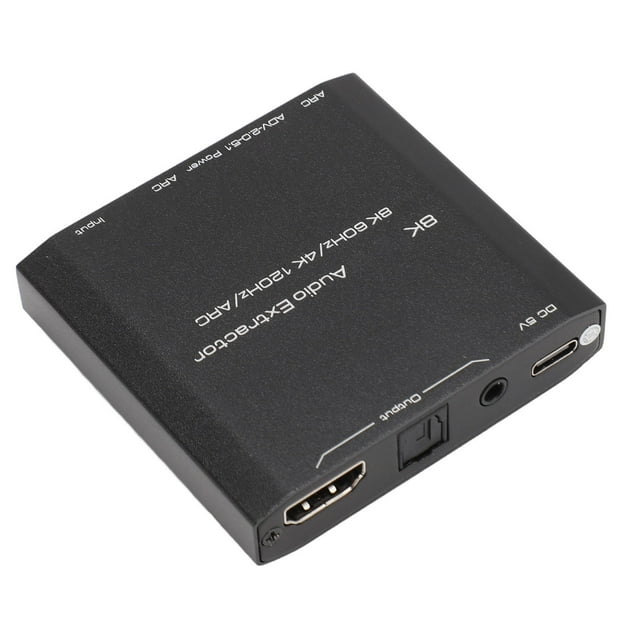 Interfaz Multimedia HD Extractor de Sonido, Adaptador de Sonido Sound Adaptador de Energía Soporte Ótil