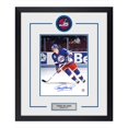 thumbnail image 1 of Teemu Selanne Autographed Winnipeg Jets Puck Logo 22x26 Frame, 1 of 1
