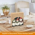 thumbnail image 6 of Yayeee Napkin Holder for Table Set of 2 Kitchen Paper Tissue Organization, Red Snowmen, 6 of 8