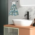 thumbnail image 5 of Yiaed Snowflake Scarf Snowman Print Coral Velvet Wipes Absorbent Wipes Cleaning Cloths Household Table and Dish Wiping Cloths, 5 of 7