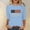 Sky Blue, variant on ZJXFGS Women's Casual 3/4 Sleeve T Shirts,Slim Fit Tunic Top Slim Fitted Casual Basic Tee Basic Layer Tees Comfy Blouses Fashion Clothing Outfits Workout Y2K Clothes Beige L