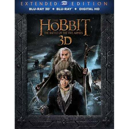 The Hobbit: Battle Of The Five Armies (Extended Edition) (3D Blu-ray + Blu-ray + Digital (Best Digital Slr For The Money)