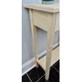 thumbnail image 3 of Unfinished Pine Shaker Console Sofa Wall Table With Shelf-24" long x 11.25" deep x 30" tall, 3 of 4