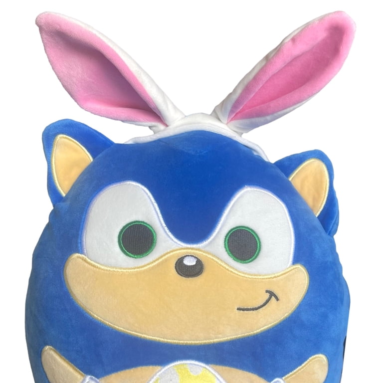 Squishmallows, Sonic with Bunny Ears Plush, Easter Themed, Blue