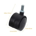 thumbnail image 2 of RENACLIPY 2Ud Para Carrito De Muebles Con Movimiento Suave Y Silencioso Color Negro, 2 of 6