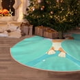thumbnail image 2 of Lsque Bluey Print Christmas Tree Skirt with Ties and Velcro,Xmas Holiday Decorations, Adjustable Tree Skirt-30", 2 of 6