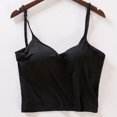 thumbnail image 4 of Ruyang 2 pcs Womens Tank Tops with Built in Bras Adjustable Spaghetti Strap Camisole Tops Workout Shelf Bra Tank Tops Basic Undershirts, 4 of 9