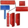 thumbnail image 1 of Wood Grain Tool Set, 6pcs 7" Graining Painting Tool Wood Texture Paint Roller Wood Pattern Tools For Wall Room Art Paint, 1 of 5