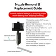 thumbnail image 4 of Hardened Steel Nozzle Hot End Kit Glossy Nozzle for Lab H2D A1 Detachable Extruder Replacement, 4 of 7