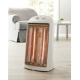 Mainstays Quartz Electric Tower Space Heater, Indoor, White, HQ2000W