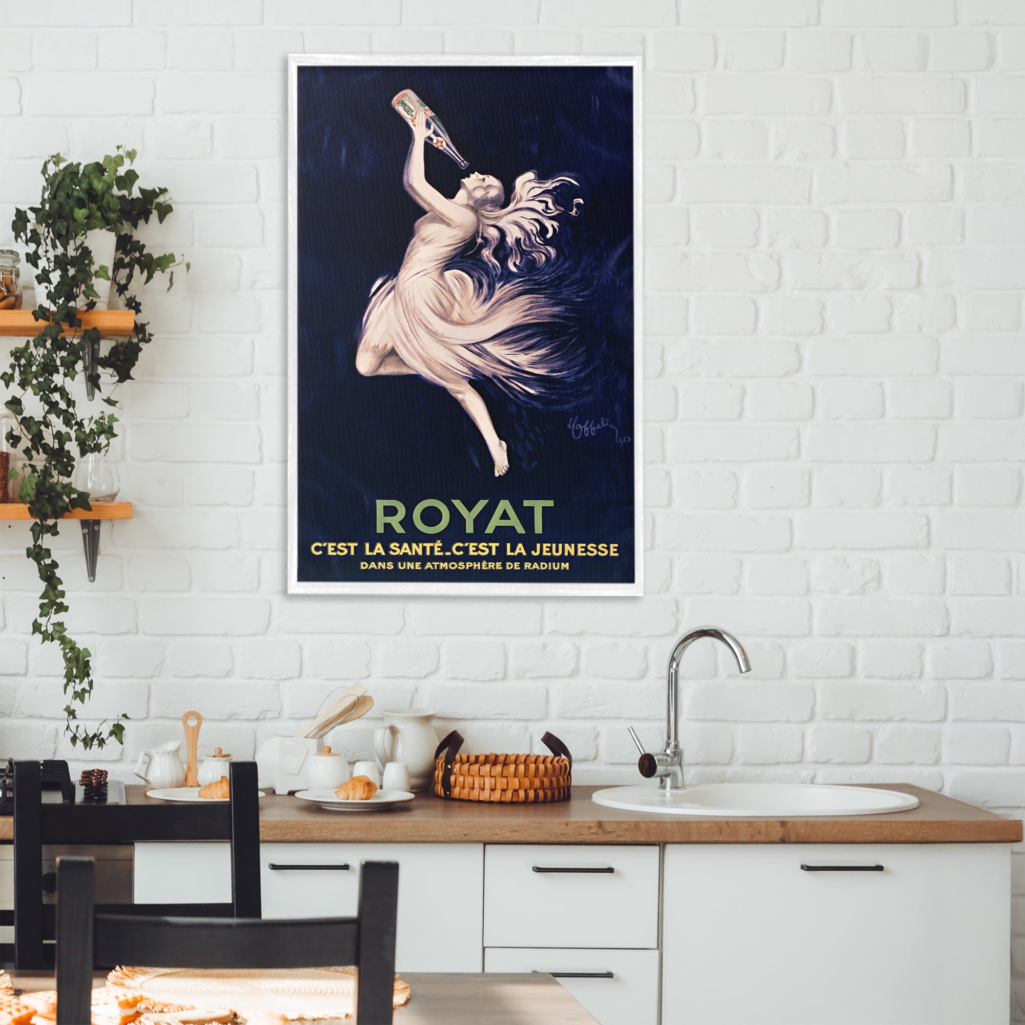 Stupell Industries Royat 1923 Advertisement White Framed Giclee Art, design by Leonetto Cappiello