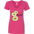 thumbnail image 3 of Inktastic Arizona Saguaro Cactus Flowers Women's V-Neck T-Shirt, 3 of 5