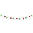 thumbnail image 2 of Banderin Liso Tricolor DECORAMEC PAPEL PICADO 5 tiras de 8 metros decoración de papel picado, 2 of 6
