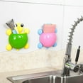 thumbnail image 6 of SDFGTstore Cute Cartoon for Turtle Toothbrush Holder Suction Cup Wall Mount Toothpaste Pencil Pen Container Travel Storage Organize, 6 of 12