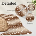 thumbnail image 3 of Brown Gradient Throw Pillow Covers, White Polka Dots Country Abstract Soft Breathable Pillow Cases with Invisible Zipper for Sleeping, Toddler Pillowcases for Couch Bed Sofa Chair 12x20 Inches, 3 of 9