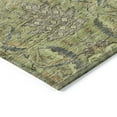 thumbnail image 4 of Addison Rugs Chantille Indoor/Outdoor Transitional Damask Aloe Washable Round Rug, 8' x 8', 4 of 6