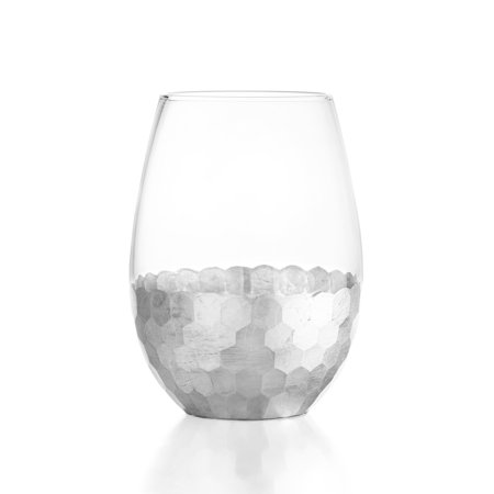 - Fitz Floyd Ftiz and Floyd Daphne 4-piece 20-ounce Stemless Glass Set