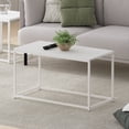 thumbnail image 6 of Furinno Camnus Modern Living Coffee Table, Solid White/White, 6 of 6