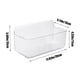 thumbnail image 3 of Organizador de baño colgante de plástico transparente con orificios de drenaje, estante adhesivo para guardar cosméticos para ducha y cocina, sin necesidad de taladrar, disponible en 2 tamaños., 3 of 7
