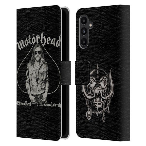 Head Case Designs Officially Licensed Motorhead Graphics Ace Of Spades Lemmy Leather Book Wallet Case Cover Compatible with Samsung Galaxy A13 5G (2021)