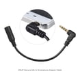 thumbnail image 4 of 3.5mm 3 Pole TRS Female to 4 Pole TRRS Male 90 Degree Right Angled Microphone Adapter Cable Audio Stereo Mic Converter for Smartphone, 4 of 4