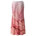 thumbnail image 5 of SMihono Robes Bohèmes d'Été Femmes Grande Taille Mode Femmes Décontracté Aguichant Col en V Uni Été Dentelle Sans Manches Robe Mini, 5 of 5