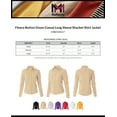 thumbnail image 2 of MixMatchy Women's Fleece Button Down Casual Long Sleeve Shacket Shirt Jacket, 2 of 4
