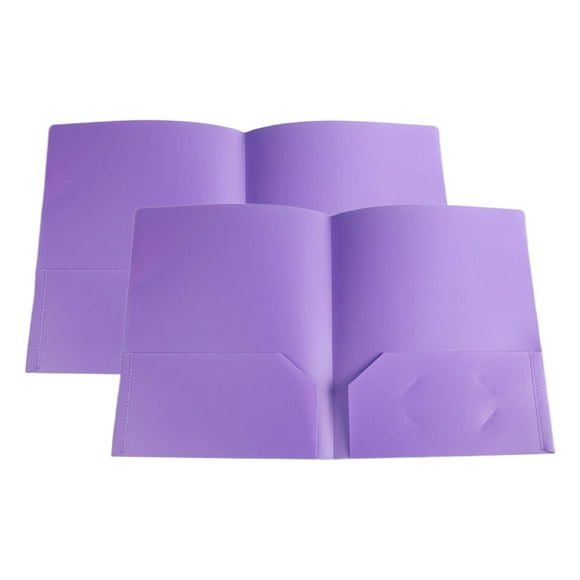 Under 10 Office&Craft&Stationery Plastic Folders with Pockets Standard Letter Paper Folder 2 Business Card Slot Heavy Duty School Examination Document Size Organizer Students Blue