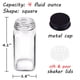 thumbnail image 3 of Set de tarros de especias Churboro 66 de cristal con etiquetas de 120 ml y accesorios, 3 of 8
