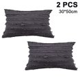 thumbnail image 1 of Juego de 2 fundas de cojín decorativas con flecos de borlas, fundas de almohada supersuaves, fundas de cojín decorativas con borlas para sofá, dormitorio, sala de estar Fokelyi 2034645-2, 1 of 9