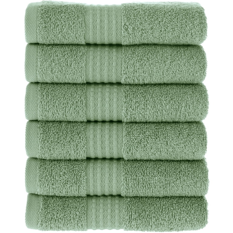 MAURA Basics Performance Wash Cloths with Hanging Loop. 13”x13” American  Standard Towel size. Soft, Durable, Long Lasting and Absorbent | 100%  Turkish