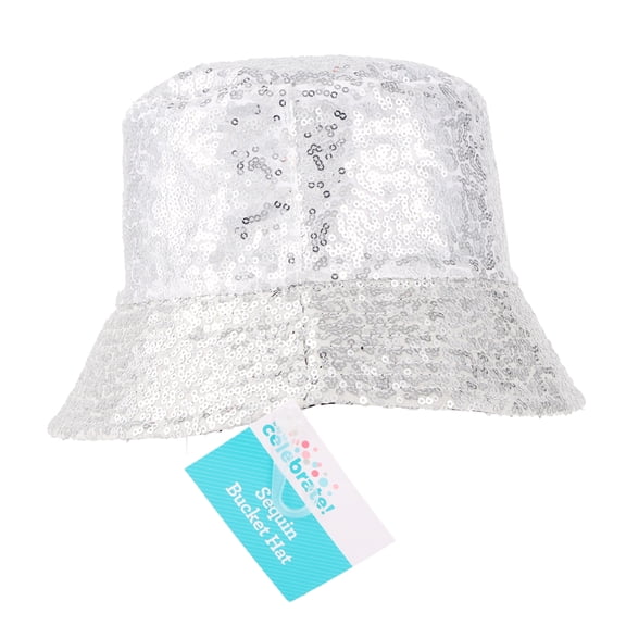 Sequin Bucket Hat, Sparkling Party Accessory for Parties and Events, by Way To Celebrate