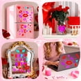thumbnail image 5 of 6 Sheets Valentine's Day Gel Window Clings Love Heart Window Stickers Reusable and Removable Windows Decals for Wedding Party Home Decor, 5 of 7