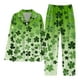 thumbnail image 1 of Camisones de Mujer Pijamas para Mujer Conjunto a Juego Pijamas navideños Conjunto de Pijama Largo de satén con Botones clásicos para Mujer con Bolsillos Glauco M Gibobby, 1 of 4